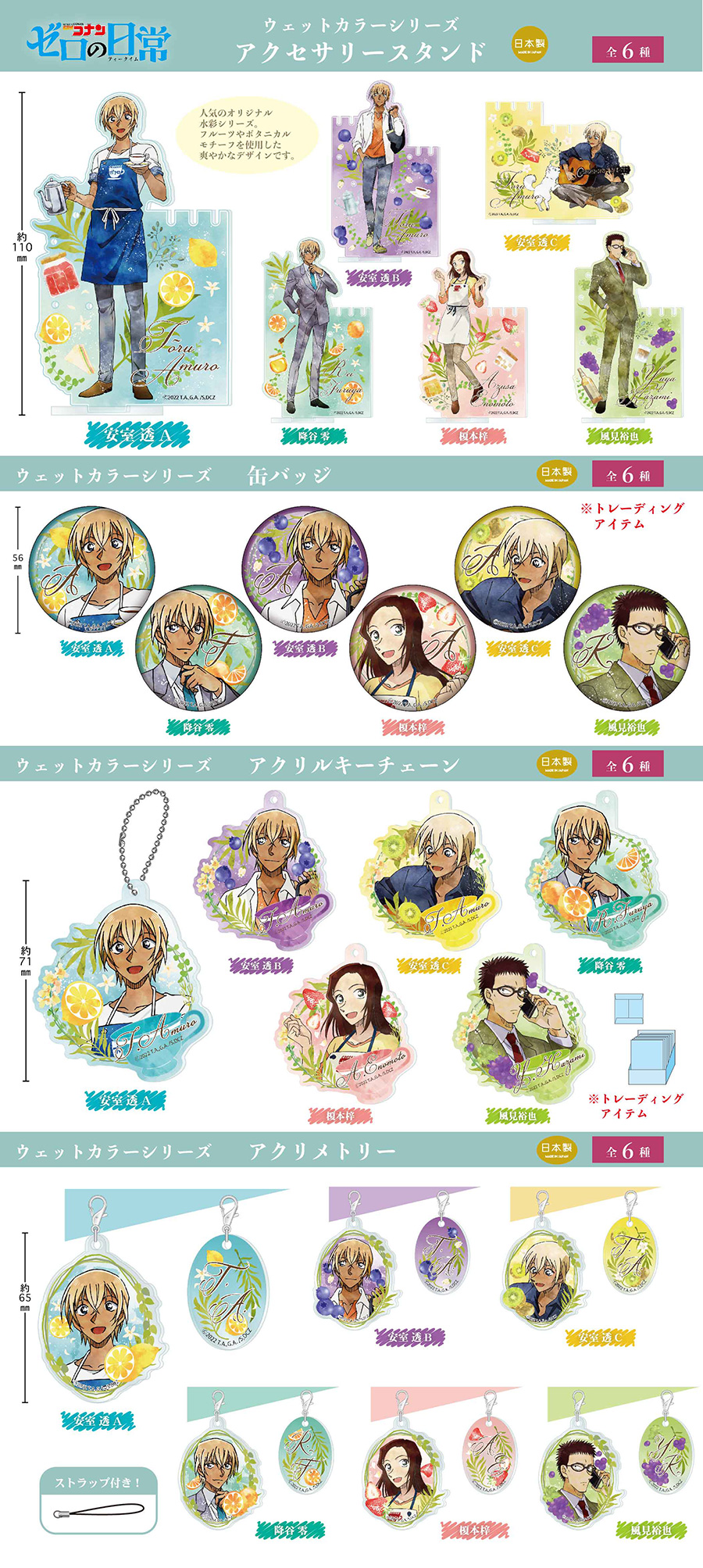 セガ ラッキーくじ「名探偵コナン Secret suit collection」
