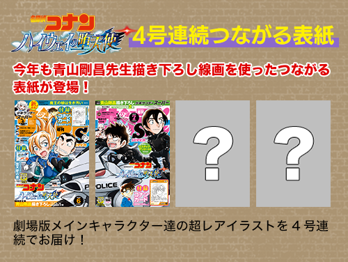 4号連続つながる表紙＆特別付録カード［萩原研二 青山先生劇場版原画ver.］！